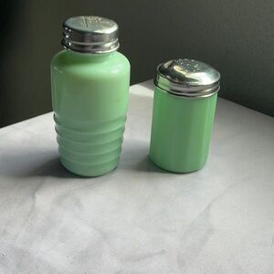 Vintage, MixMatch, Jadeite Salt & Pepper Shaker